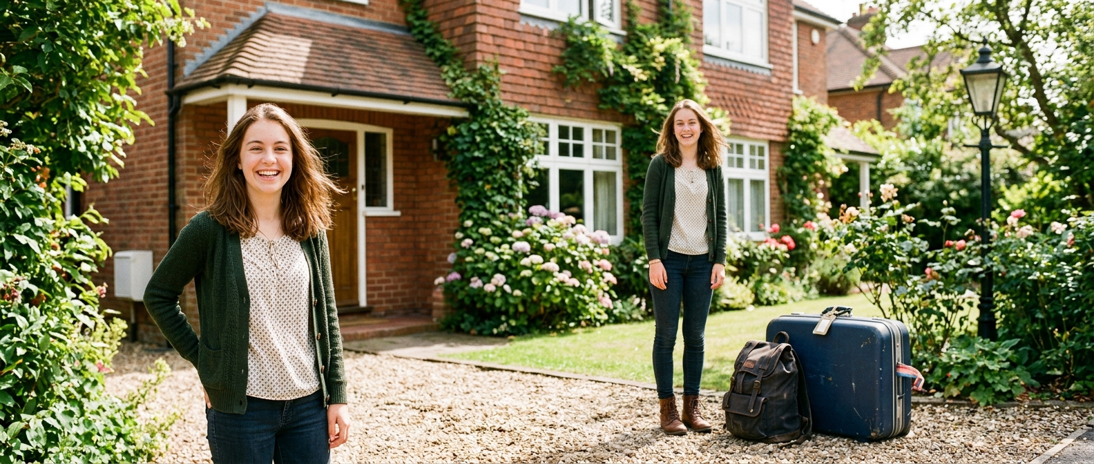 A teenager in Surrey packed and ready to leave home for university, the time to get the meningitis B vaccine
